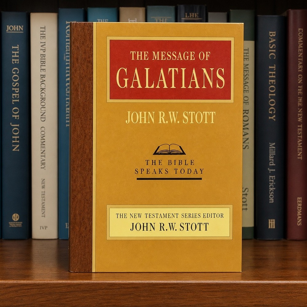 The Message of Galatians John RW Stott The Bible Speaks Today Paperback Book